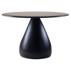 Konekt Sonya Table - Blackened Steel and Ebonized Walnut