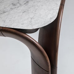 Table rectangulaire Kong Carrara par Alex Bocchi et Alberto Pozzoli