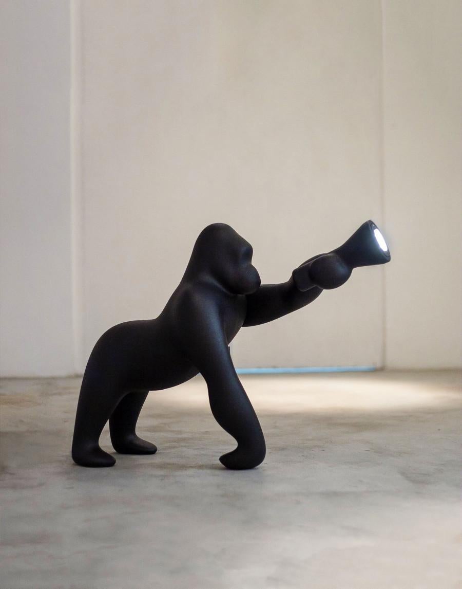 Modern Kong Gorilla XS Black Table Lamp by Stefano Giovannoni For Sale