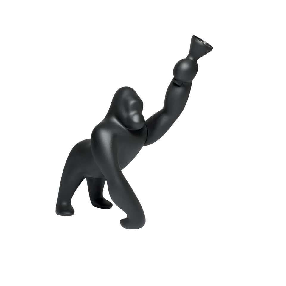 Kong Gorilla XS Black Table Lamp by Stefano Giovannoni In New Condition For Sale In Beverly Hills, CA