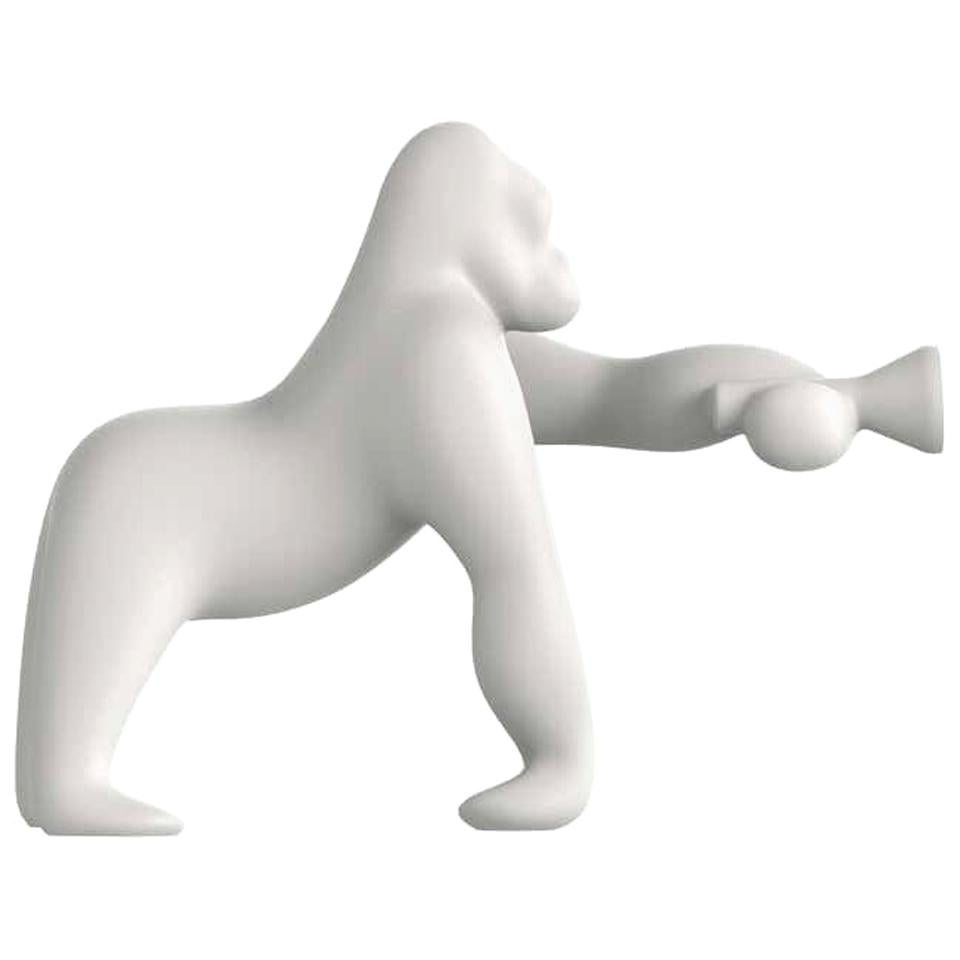 Kong Gorilla XS White Table Lamp, by Stefano Giovannoni For Sale
