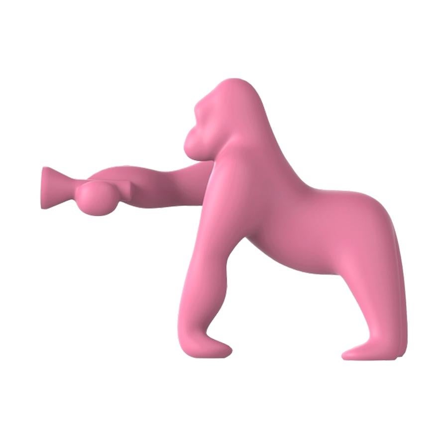 Modern Kong Gorilla Pink Floor Lamp by Stefano Giovannoni For Sale