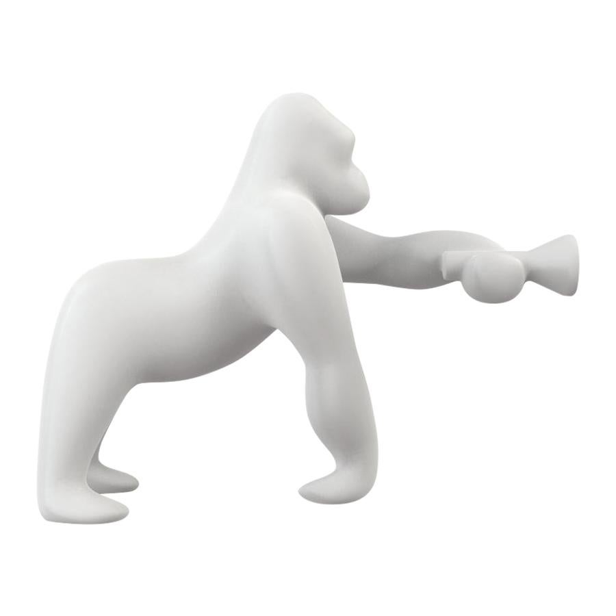 Kong Gorilla White Floor Lamp, by Stefano Giovannoni For Sale