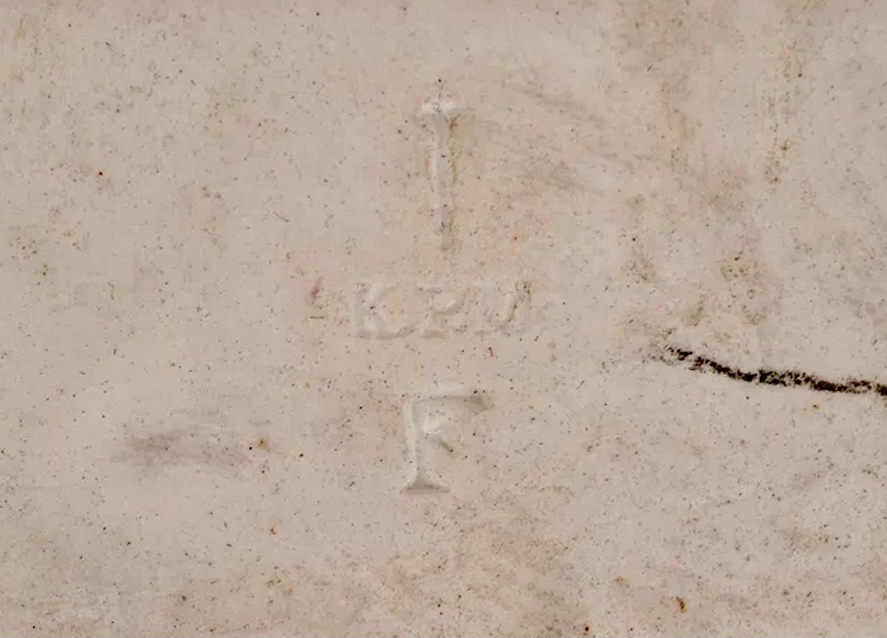 Large KPM Porcelain Plaque Painting “Immaculate Conception of Los Venerables” For Sale 8