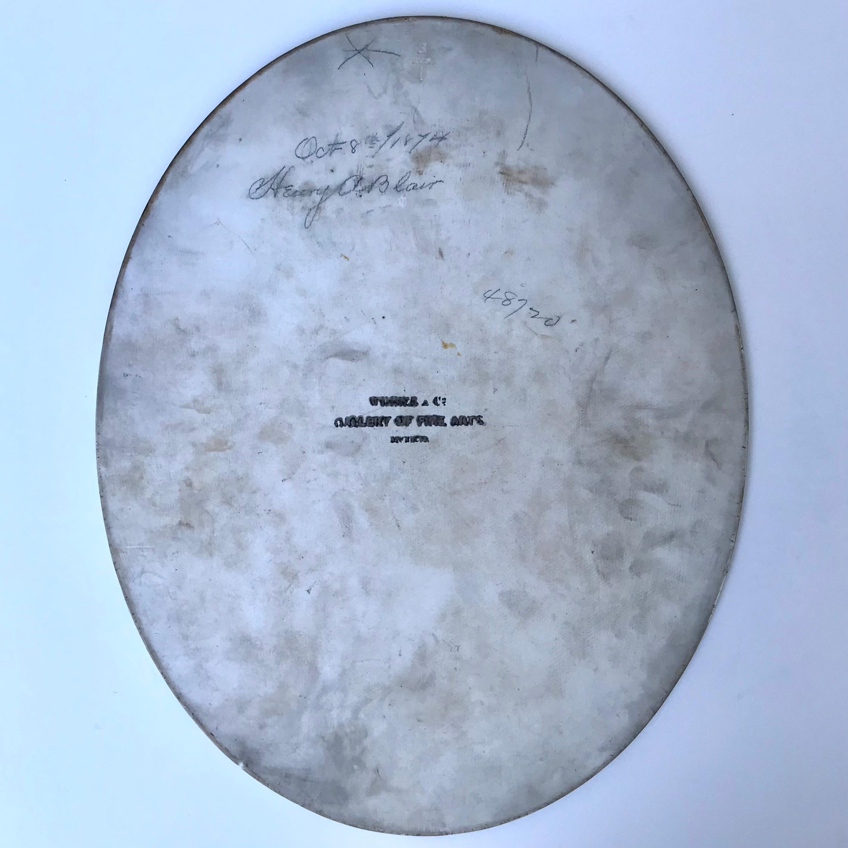 Large KPM Porcelain Plaque Painting “Immaculate Conception of Los Venerables” For Sale 6