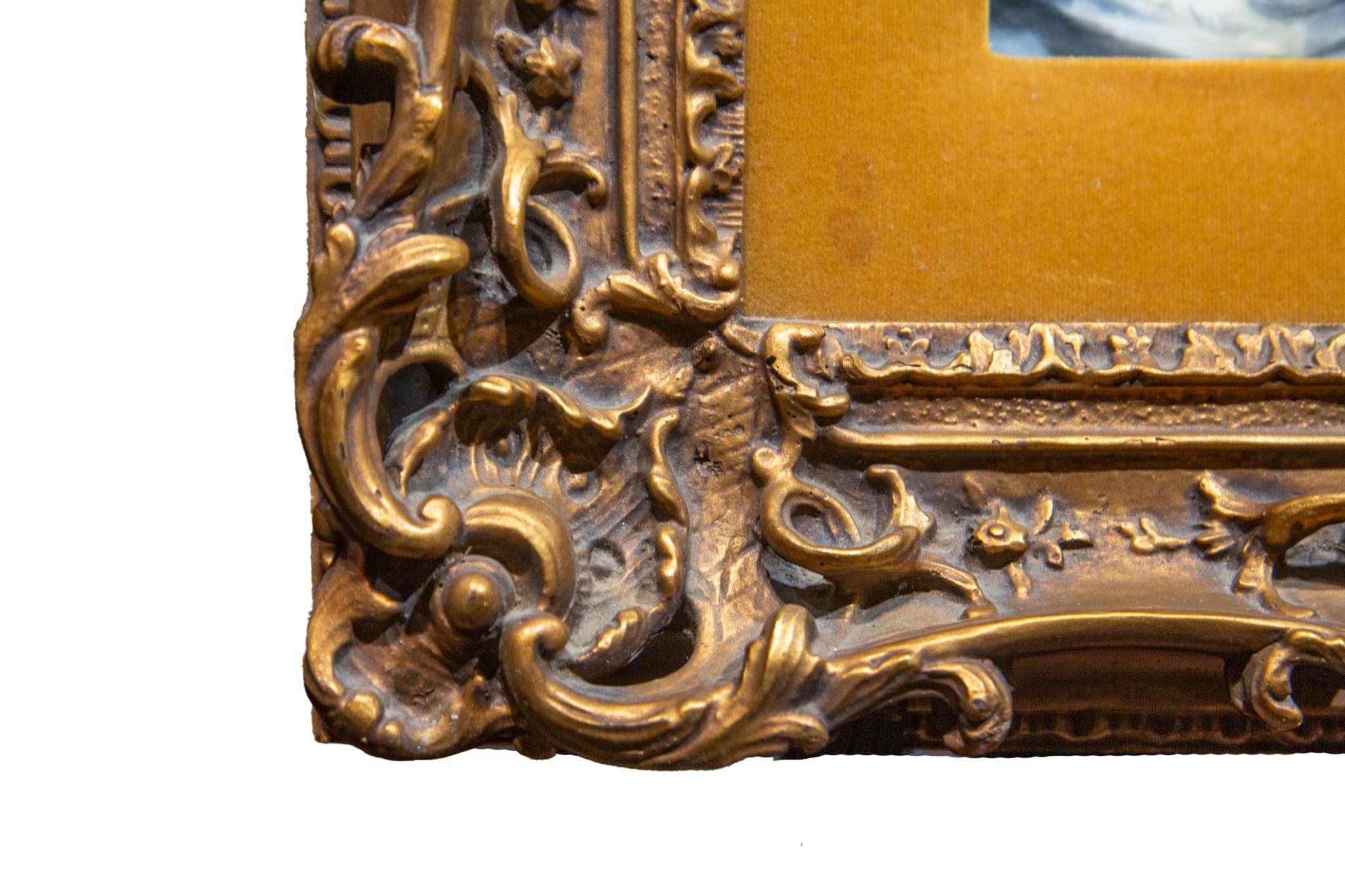Plaque en porcelaine KPM peinte de la fin du 19e siècle représentant une belle jeune femme en vente 2