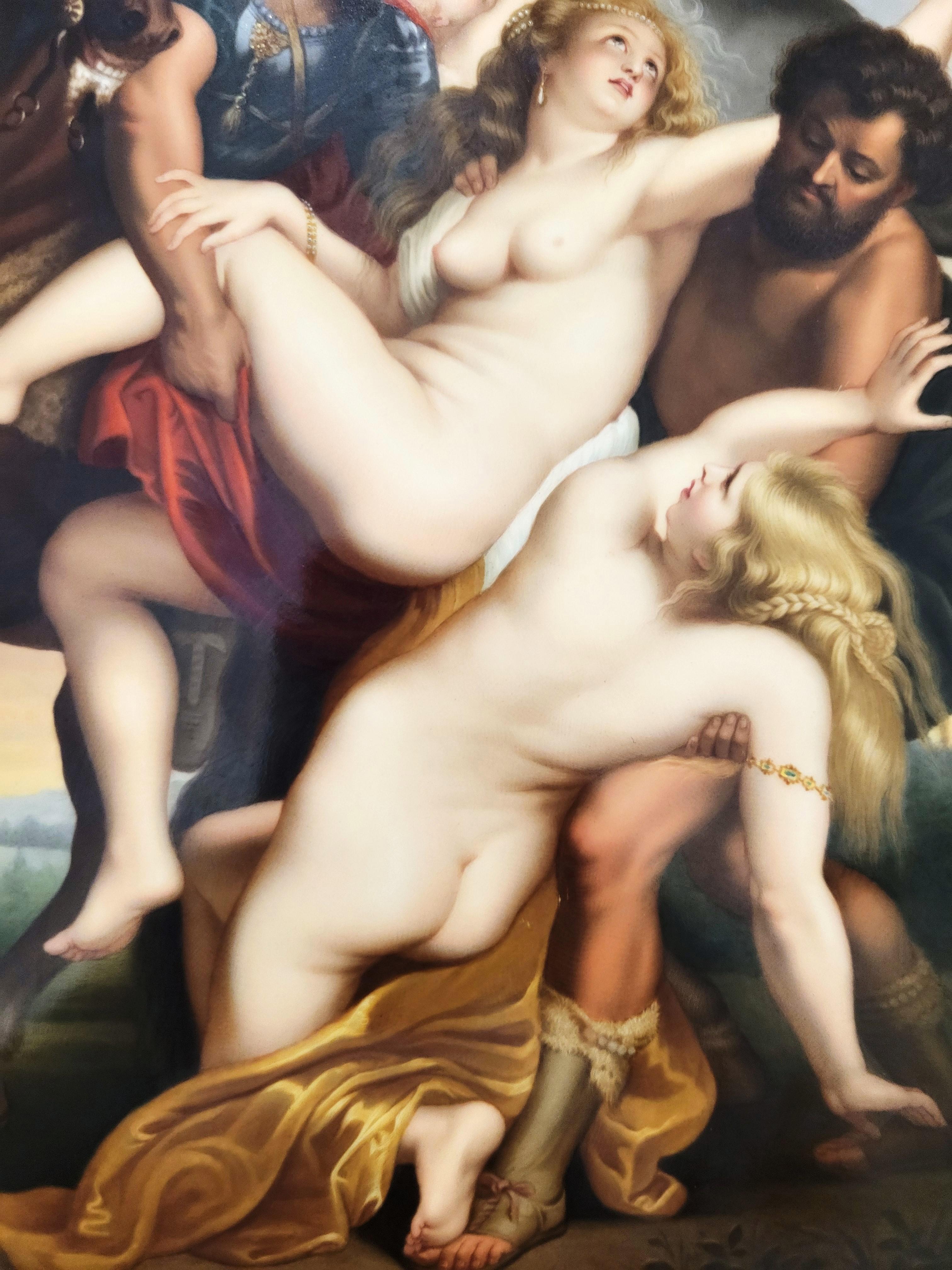 Le viol des filles de Leucippe /// Paul d'après Peter Paul Rubens Baroque en vente 9