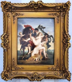 Die Vergewaltigung der Töchter des Leucippus /// KPM nach Peter Paul Rubens Barock