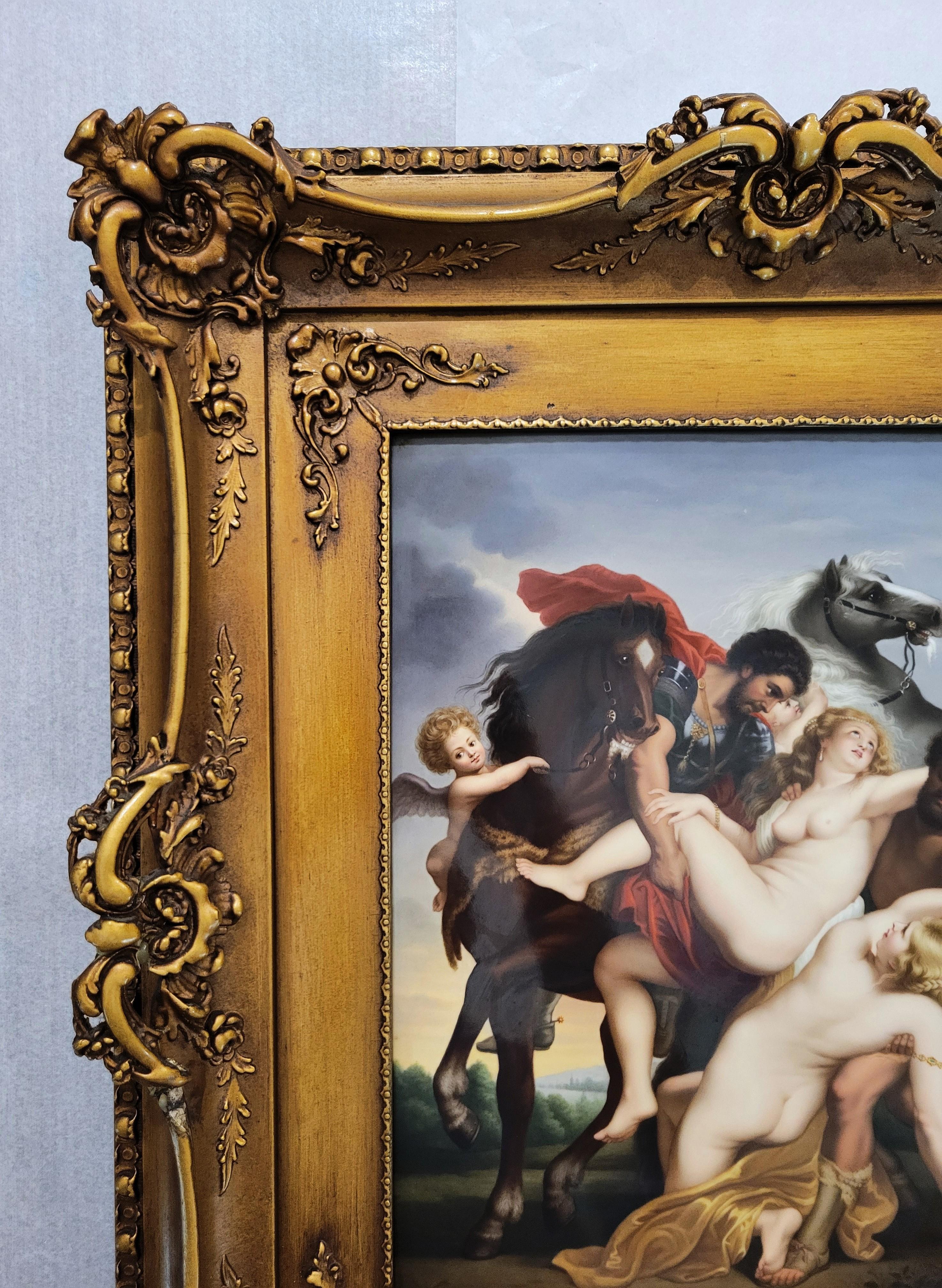 Artistics : (d'après) Peters Paul Rubens (Flamand, 1577-1640)
Fabricant : Königliche Porzellan-Manufaktur (KPM), (fondé en 1763, Berlin, Allemagne)
Titre : 