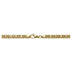 750 Gelbgold Königskette - 7,0 mm, 65 cm - Deutsche Goldschmiedekunst