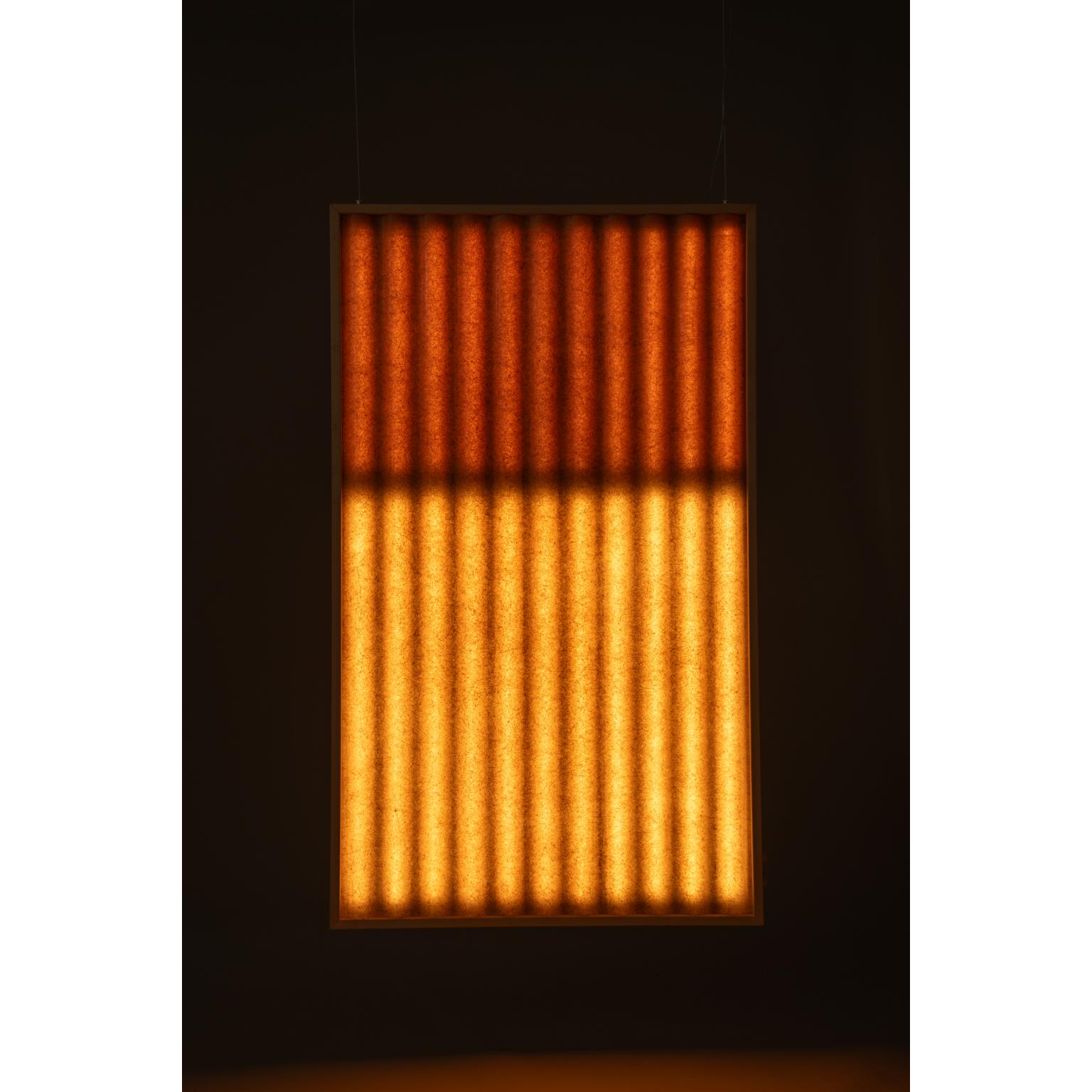 Escultura luminosa Königswinter Duo de fibra de vidrio y madera de arce by Heilig Objects en venta 4