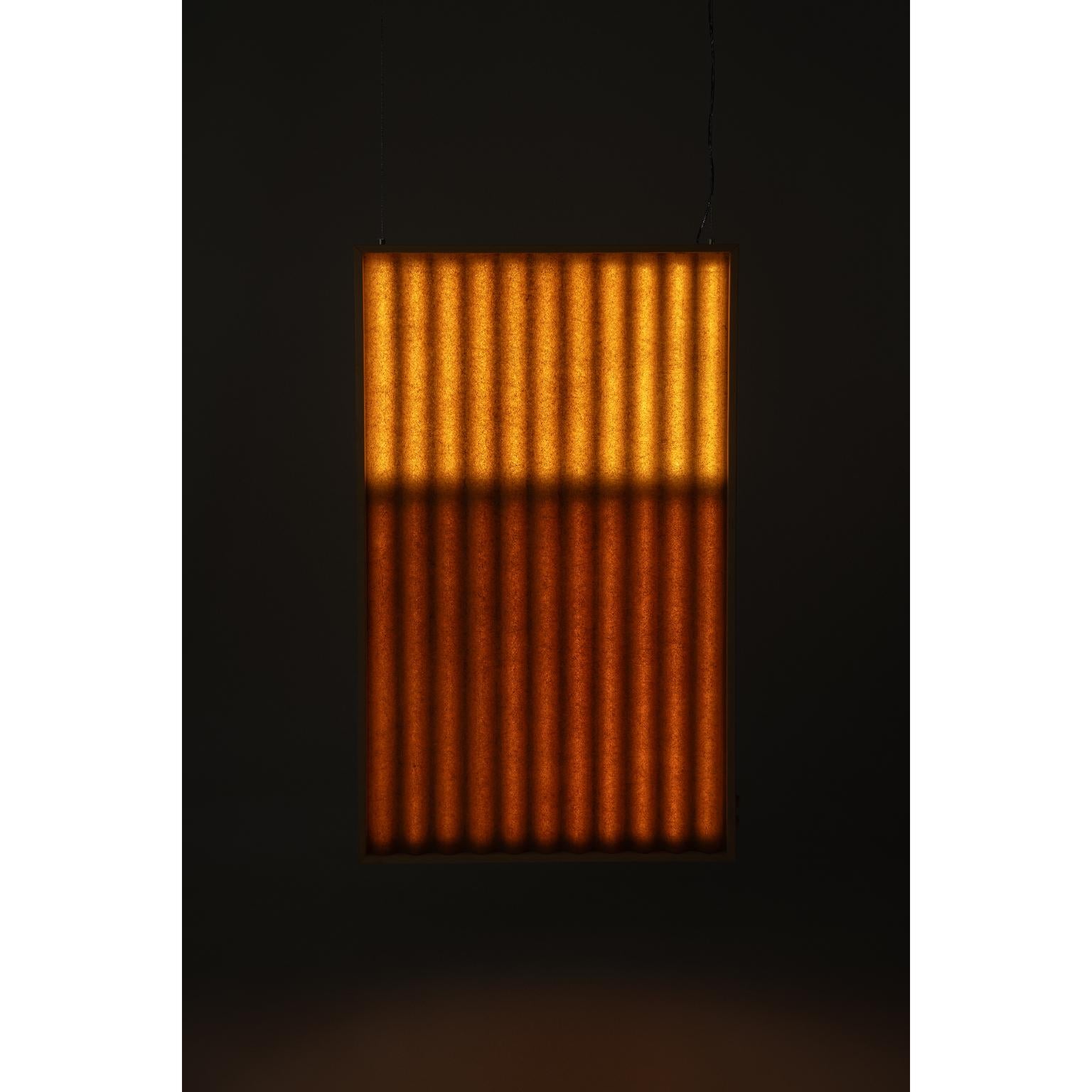 Escultura luminosa Königswinter Duo de fibra de vidrio y madera de arce by Heilig Objects en venta 9
