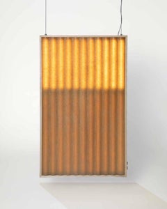 Königswinter Duo Lighting Sculpture in Fiberglass & Maple Wood by Heilig Objects