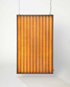 Scultura luminosa Königswinter Mono in fibra di vetro e acero di Heilig Objects