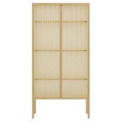 Königswinter Tallboy Cabinet in Maple Wood by Heilig Objects