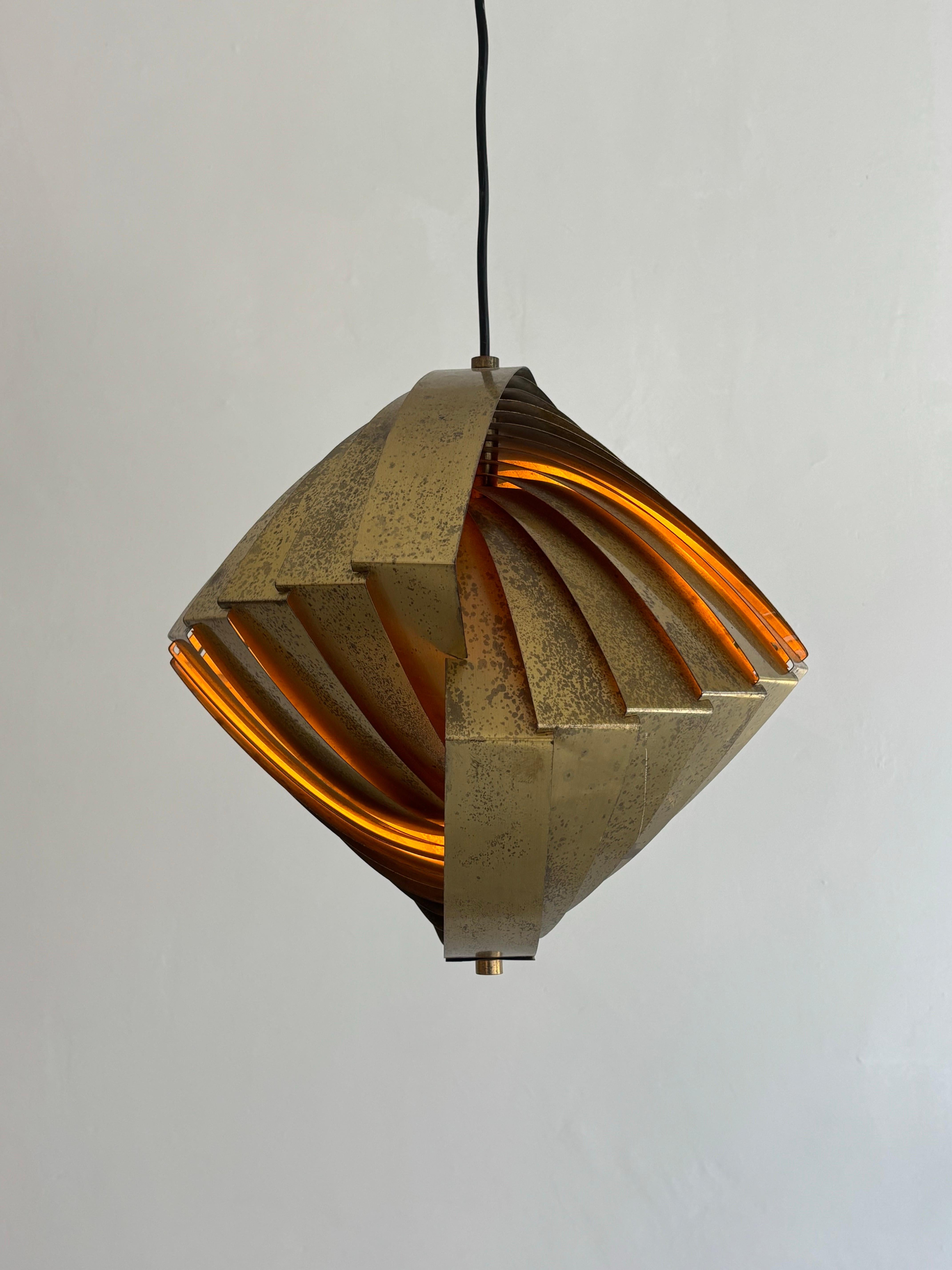 ‘Konkylie’ lamp by Louis Weisdorf for Lyfa 1963 For Sale 9