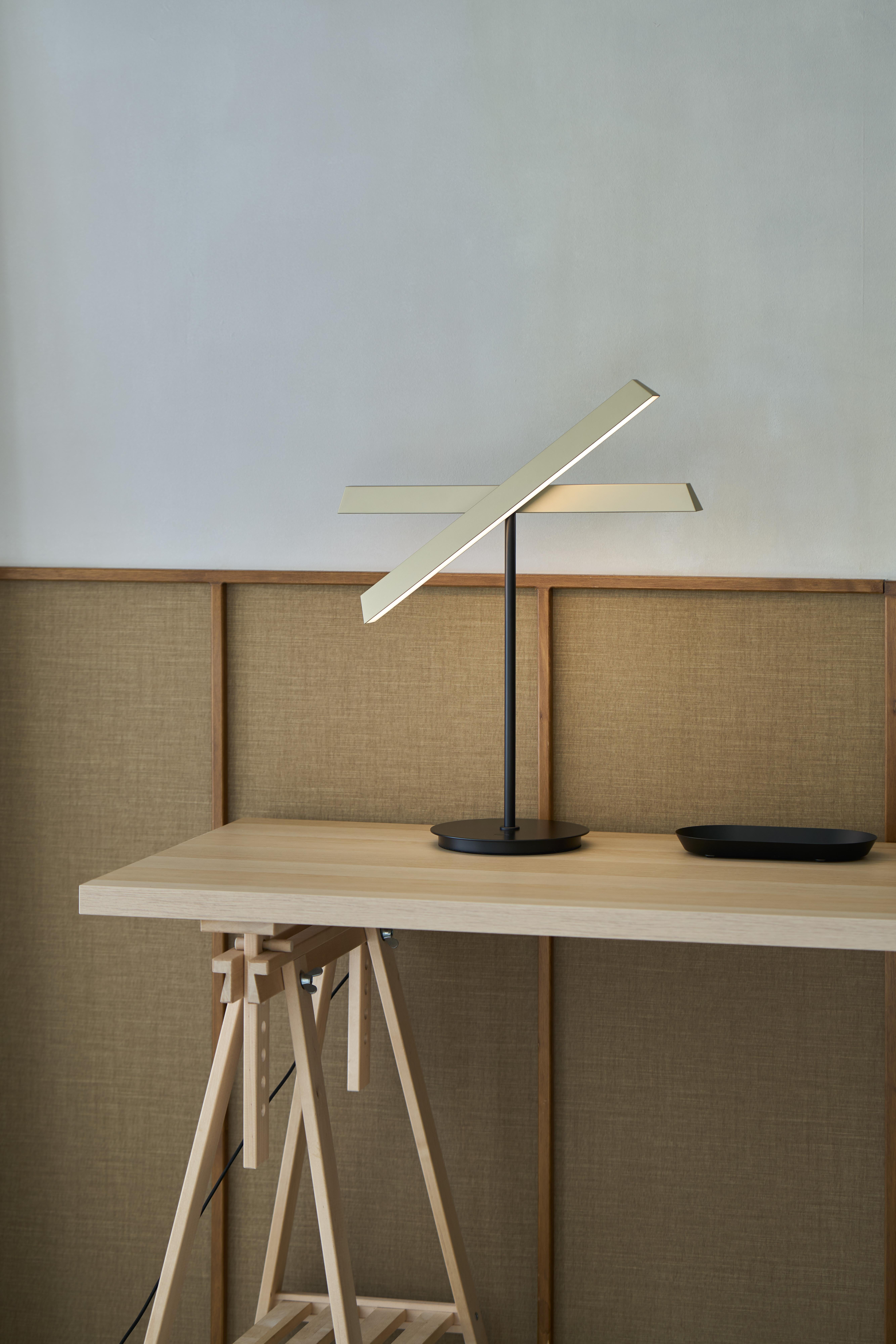 Steel KONNECT Table Lamp For Sale