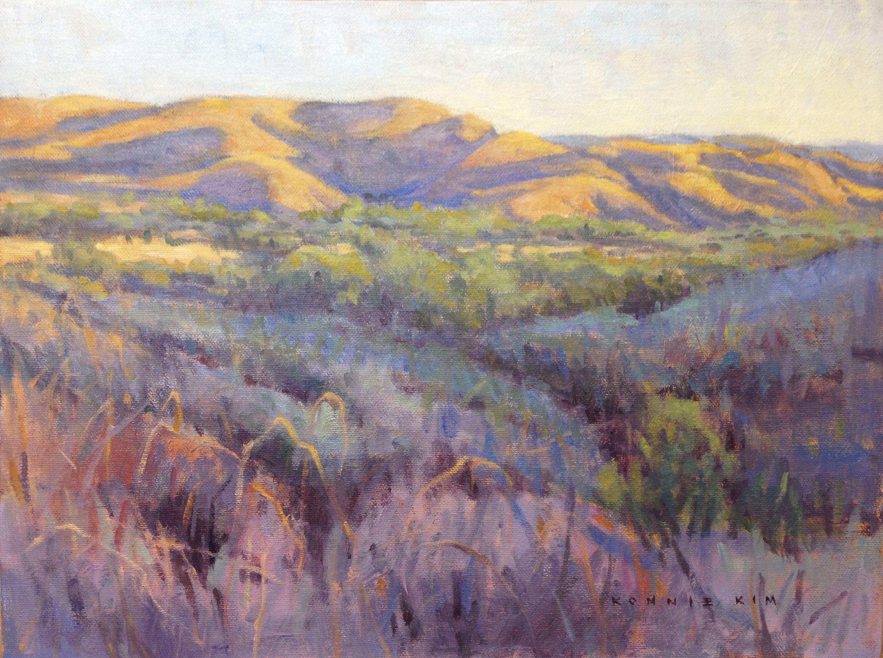 California Glow, Gemälde, Öl auf Leinwand