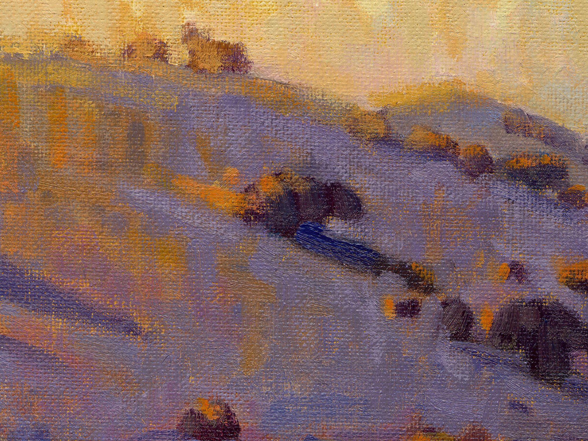 California Gold, Gemälde, Öl auf Leinwand im Angebot 1