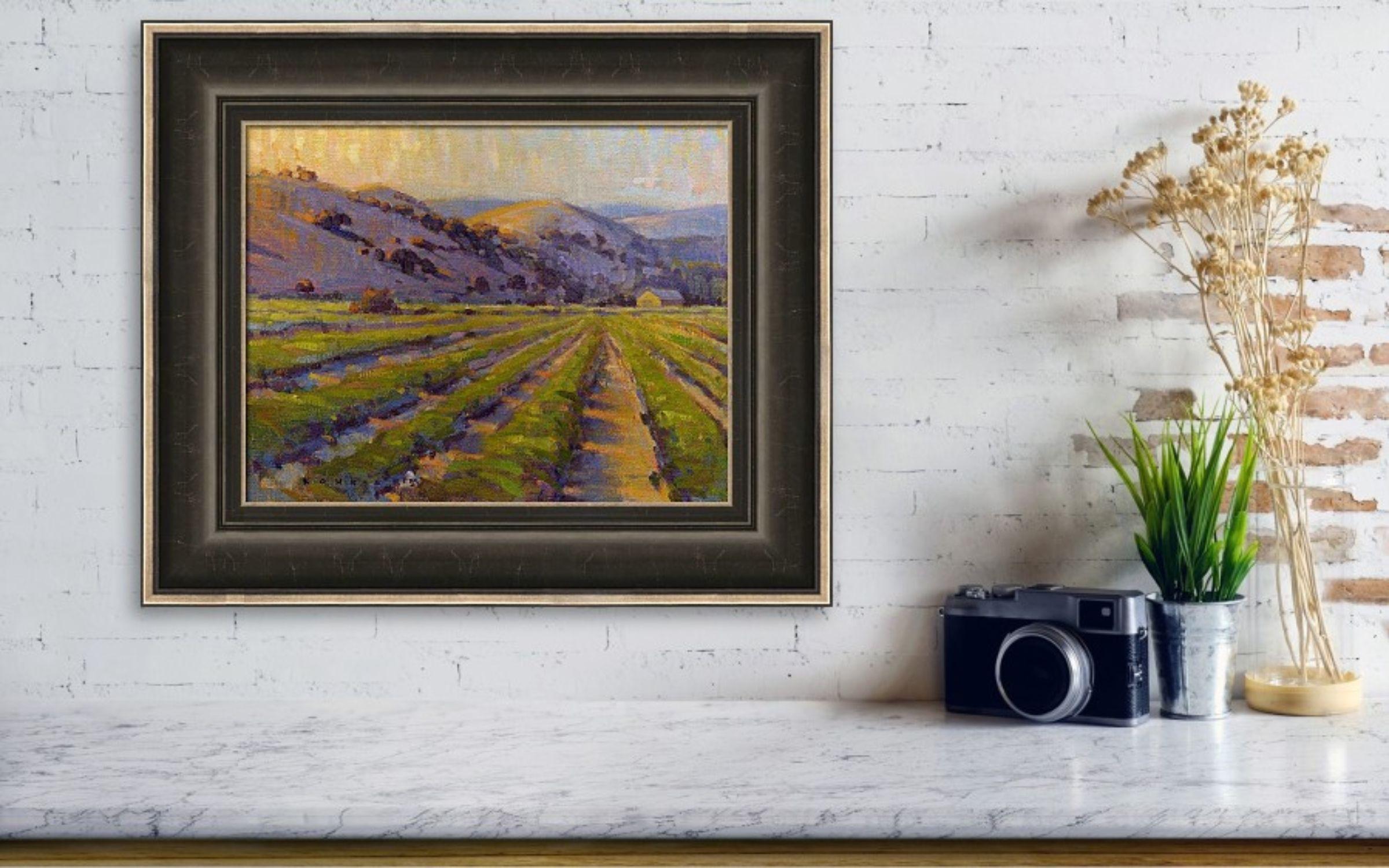 California Gold, Gemälde, Öl auf Leinwand im Angebot 2