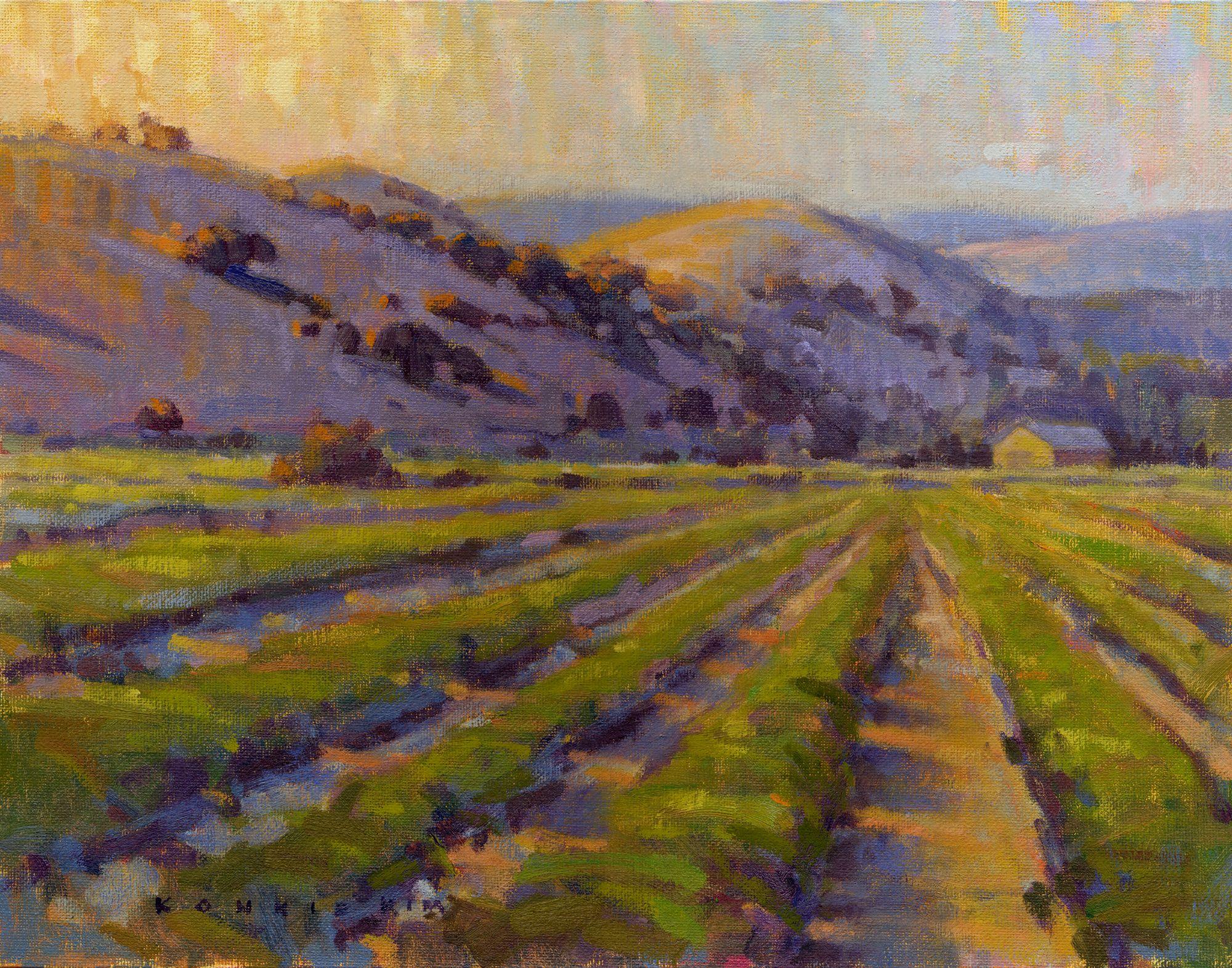 California Gold, Gemälde, Öl auf Leinwand