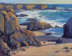 Coastal Cruising 7, San Simeon, Painting, Oil on Canvas