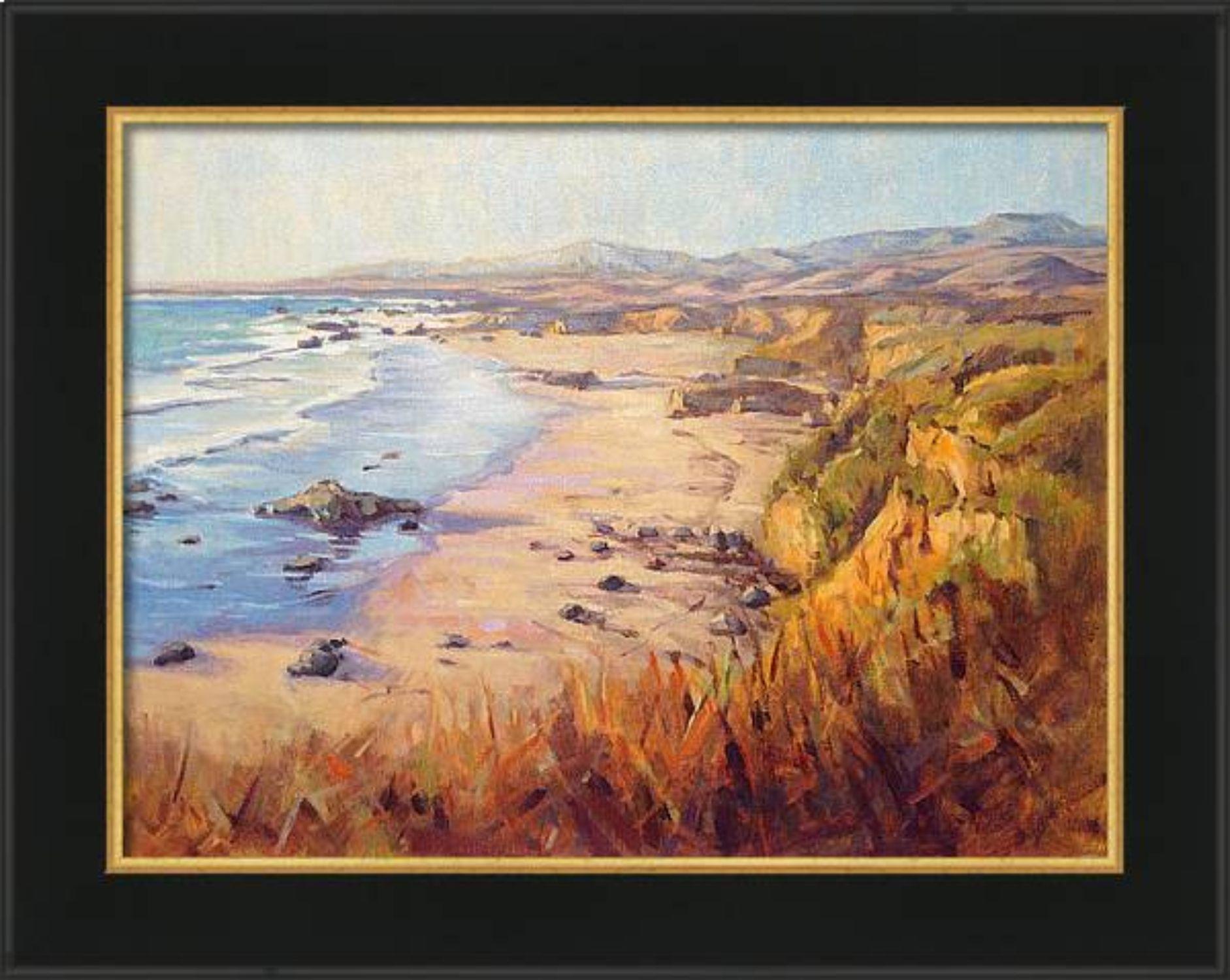 Crucero por la costa, Pintura, Óleo sobre lienzo - Painting Impresionista de Konnie Kim