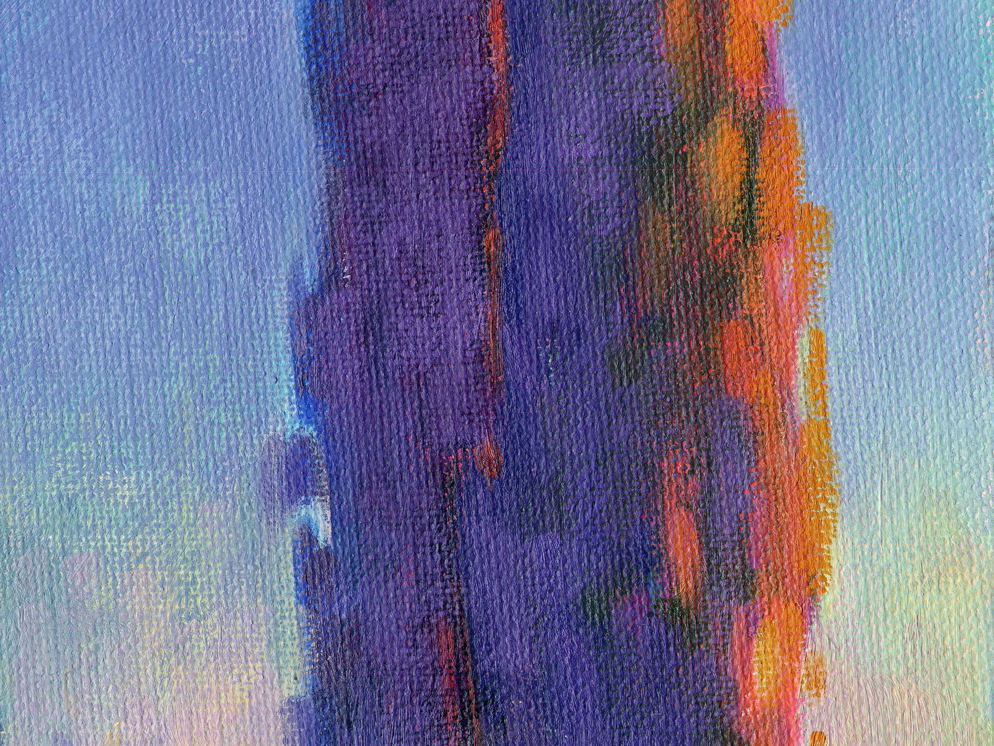 Camino de los Cipreses 4, Pintura, Óleo sobre lienzo - Painting Contemporáneo de Konnie Kim