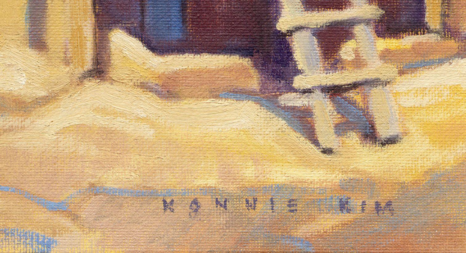 Home Sweet Home, Painting, Oil on Canvas For Sale 2