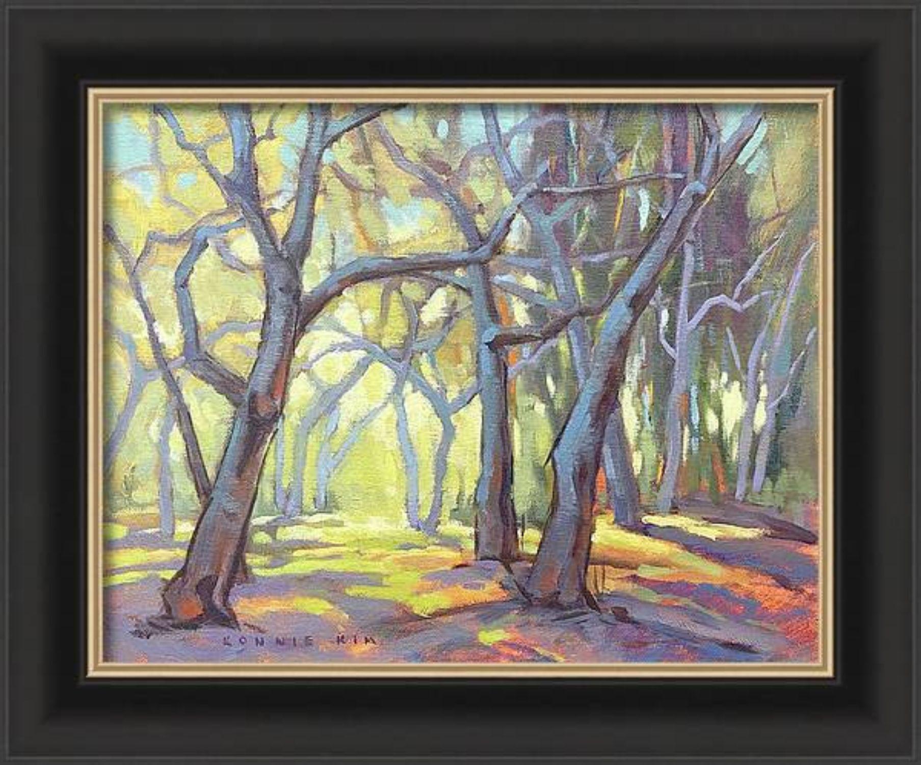 In The Shade, Painting, Oil on Canvas For Sale 1
