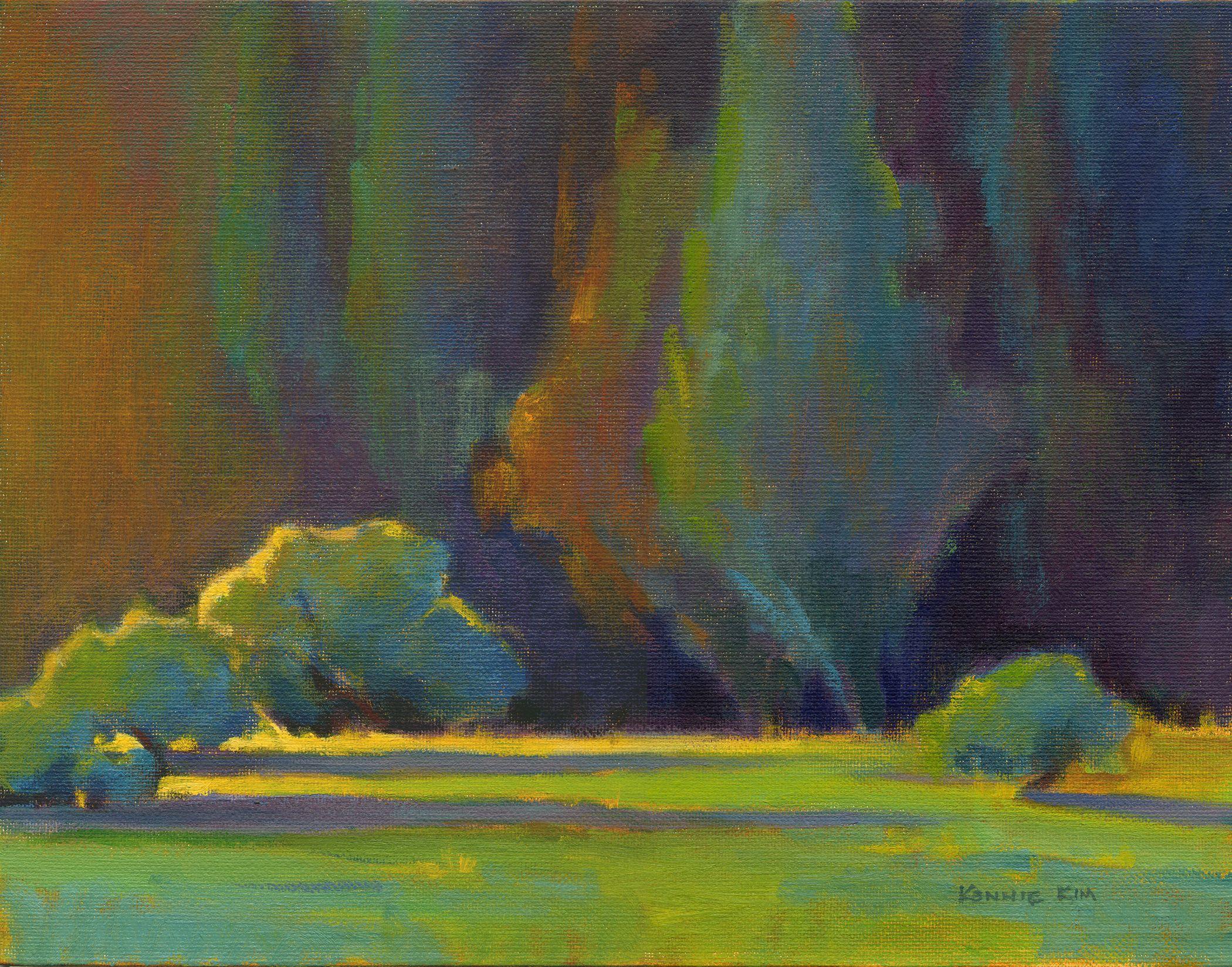 Morgenlicht, Gemälde, Öl auf Leinwand