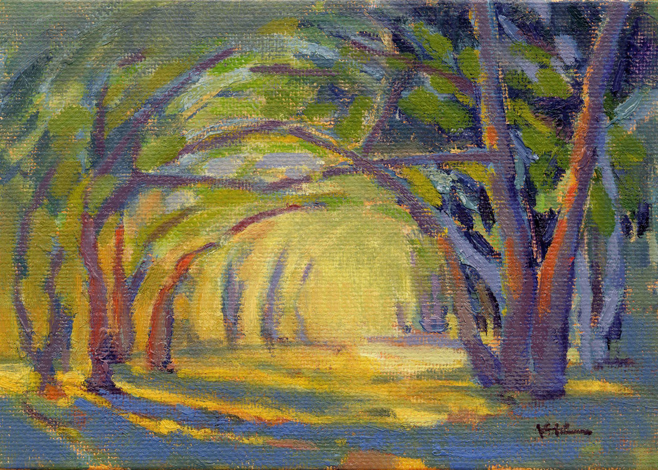 Our Secret Place 10, Painting, Oil on Canvas