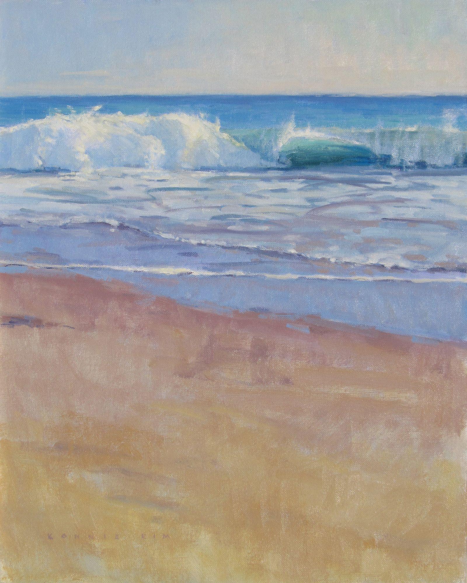 Serenità, Pittura, Olio su tela - Painting di Konnie Kim