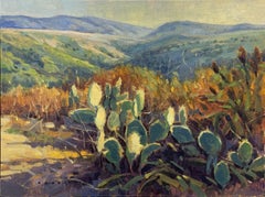 Frühlingsweg, Gemälde, Öl auf Leinwand