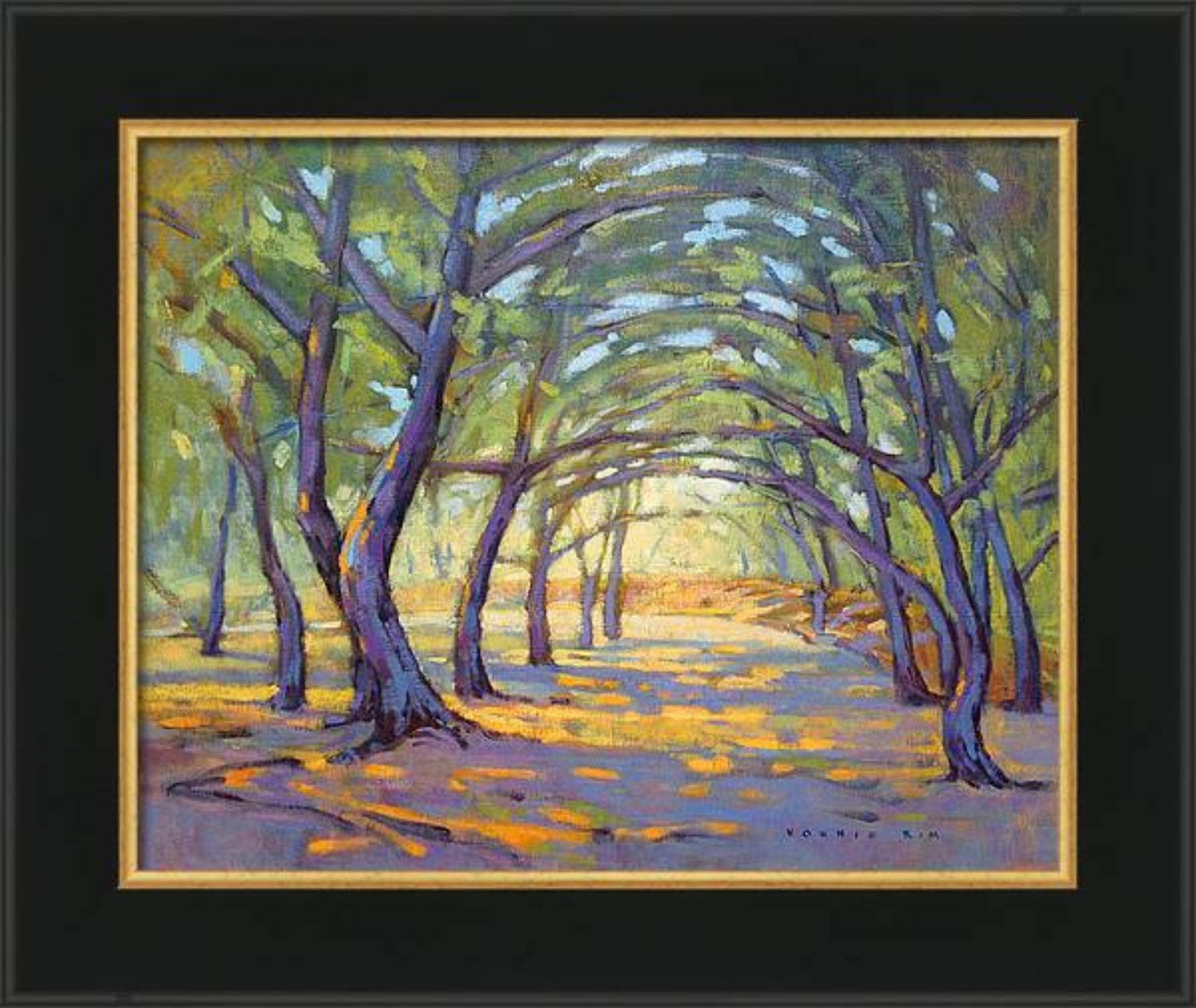 Spring Tunnel, Painting, Oil on Canvas For Sale 3