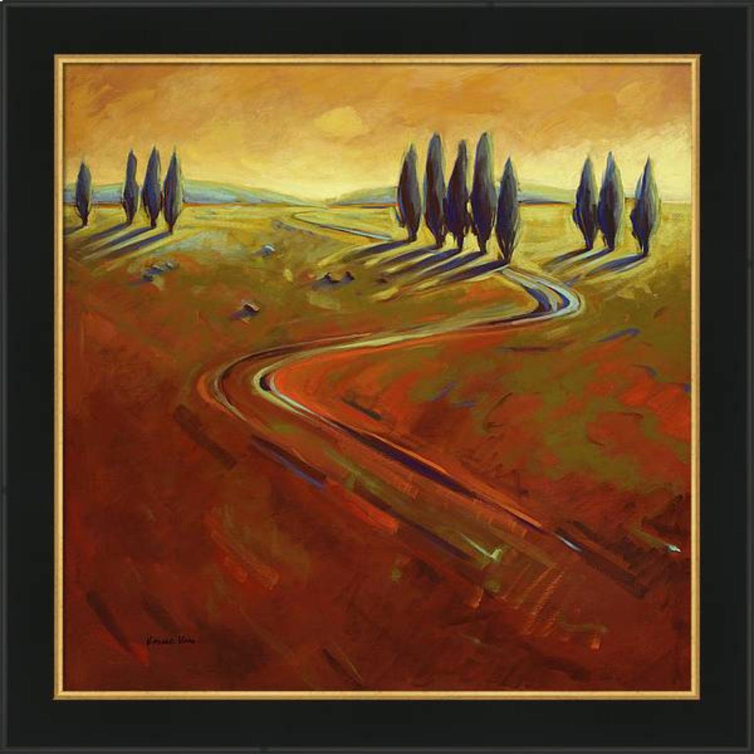 Donde empieza la noche 3, Pintura, Óleo sobre lienzo - Painting Contemporáneo de Konnie Kim