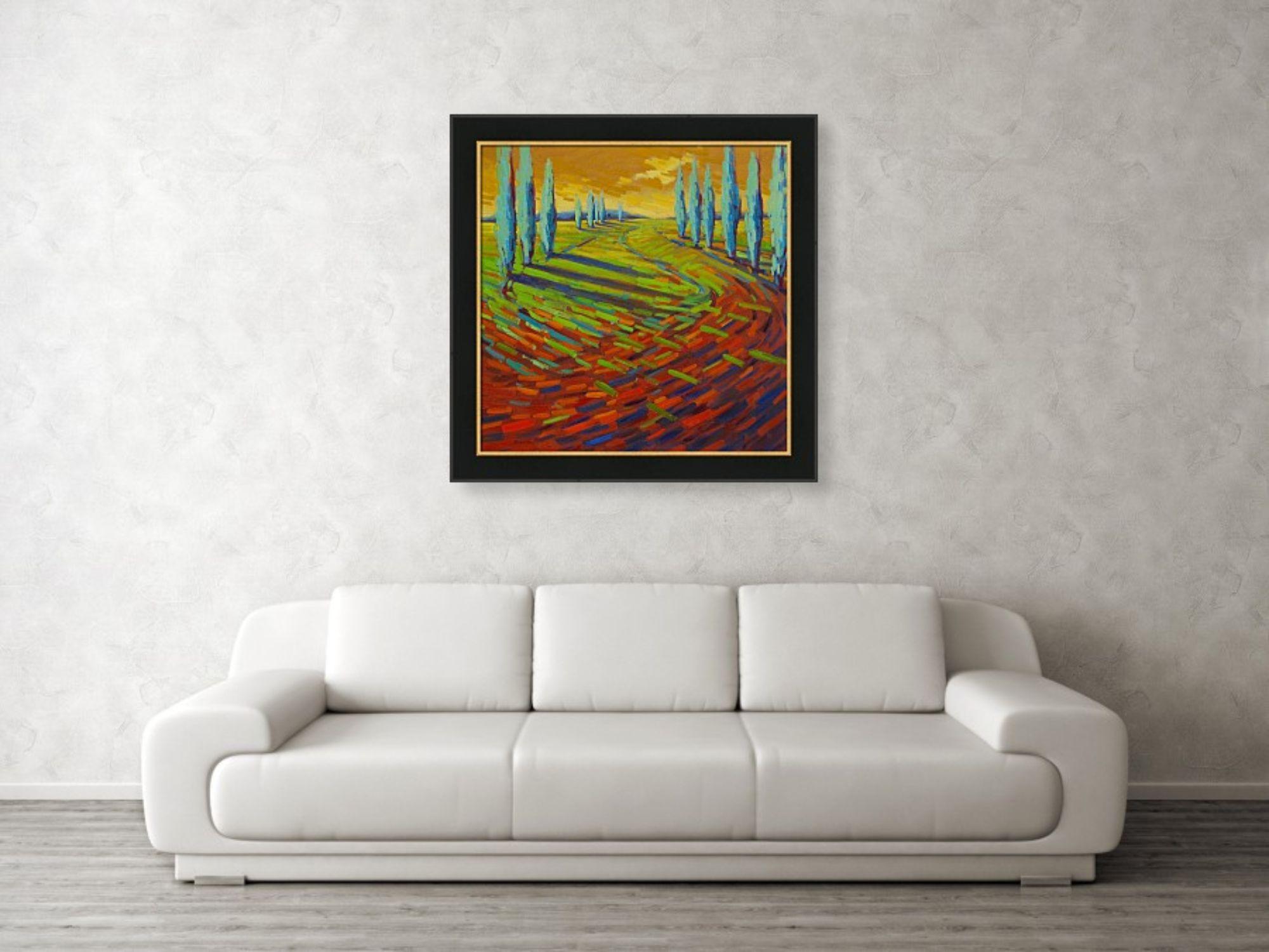 Le tableau a été réalisé à l'aide de peintures à l'huile de qualité professionnelle sur une toile 100 % coton. Il est signé et accompagné d'un certificat d'authenticité. Le tableau est vendu non encadré.     Il sera soigneusement emballé et expédié