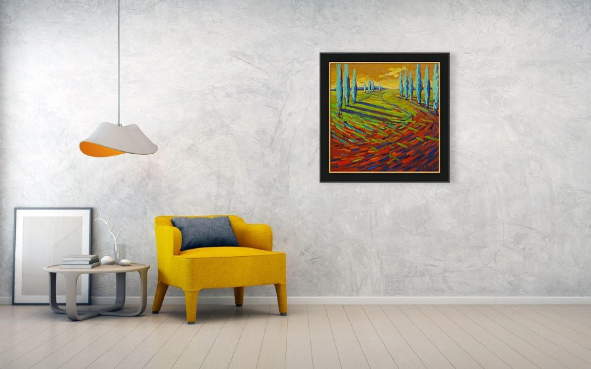Where The Evening Begins 4, peinture, huile sur toile en vente 1
