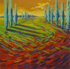 Where The Evening Begins 4, Painting, Oil on Canvas