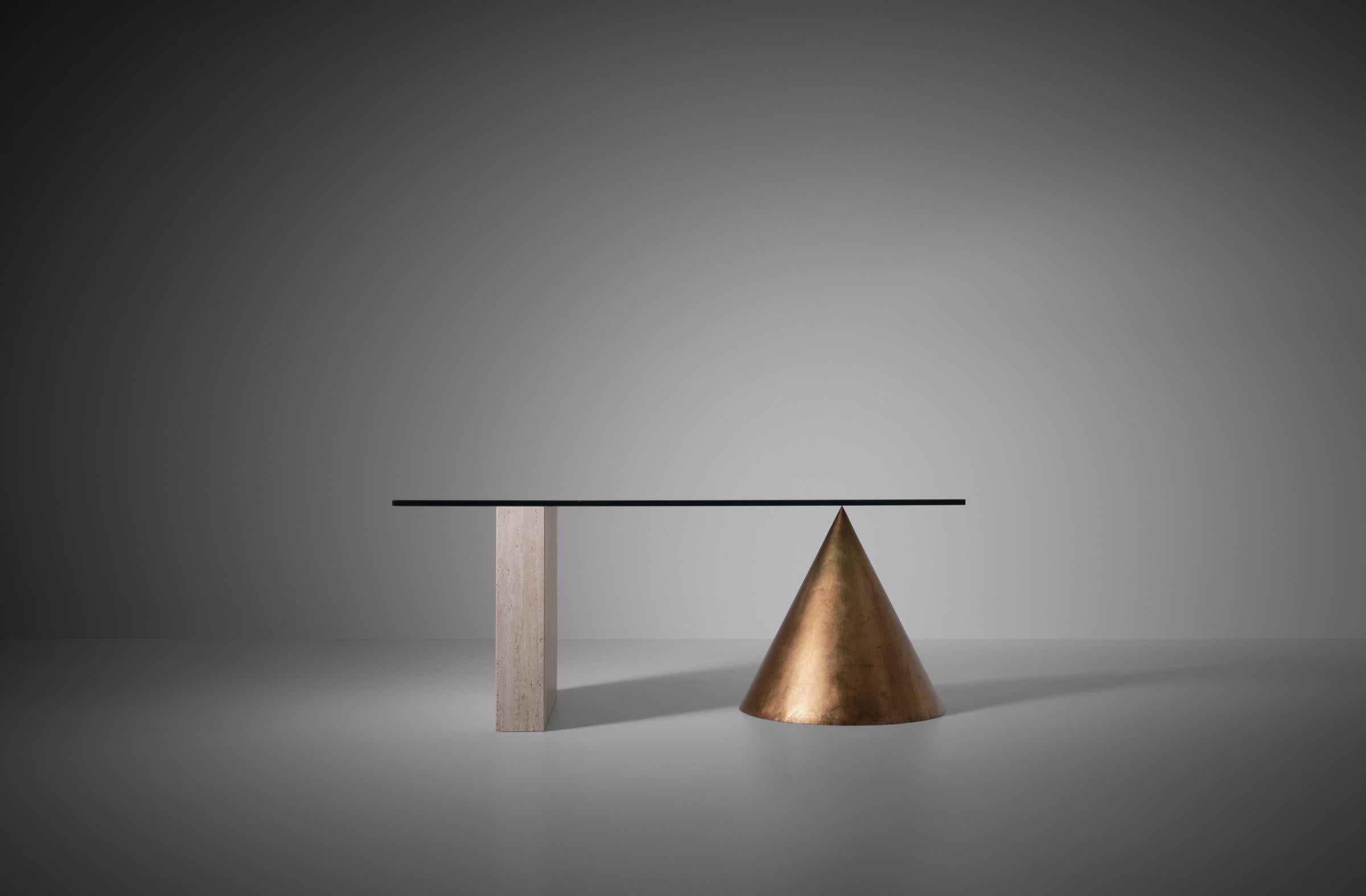 Late 20th Century ‘Kono’ Dining Table by Lella & Massimo Vignelli for Casigliani, 1984