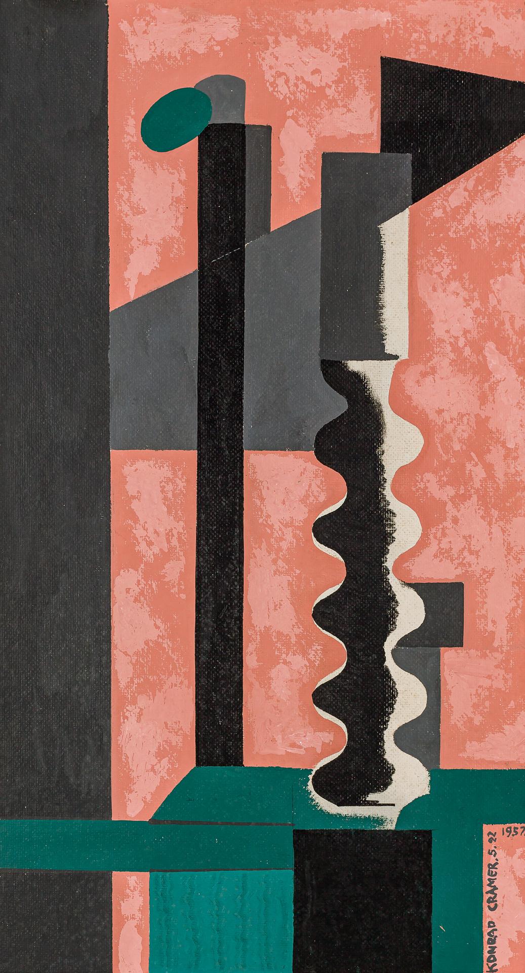 Konrad Cramer Abstract Painting - Interiors