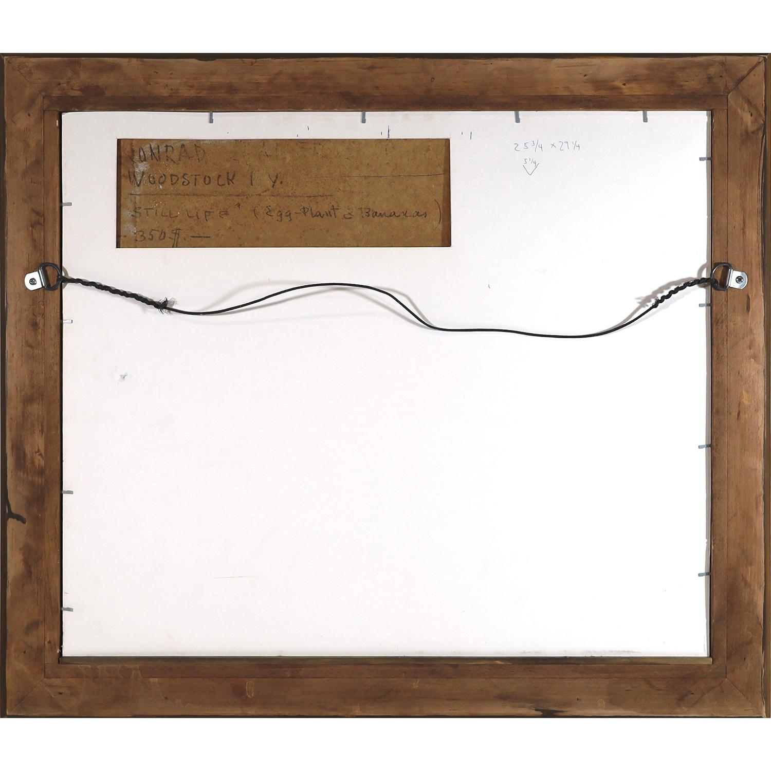 Bodegón (Planta de huevos y plátanos) - Painting moderno estadounidense de Konrad Cramer