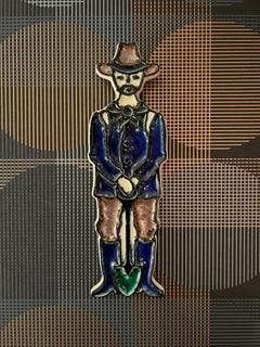 KONRAD GALAAEN (1923-2004) signed Norwegian Porsgrund Porcelain wall decor