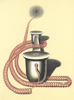 Klapheck, Composición, Derrière le miroir (después)