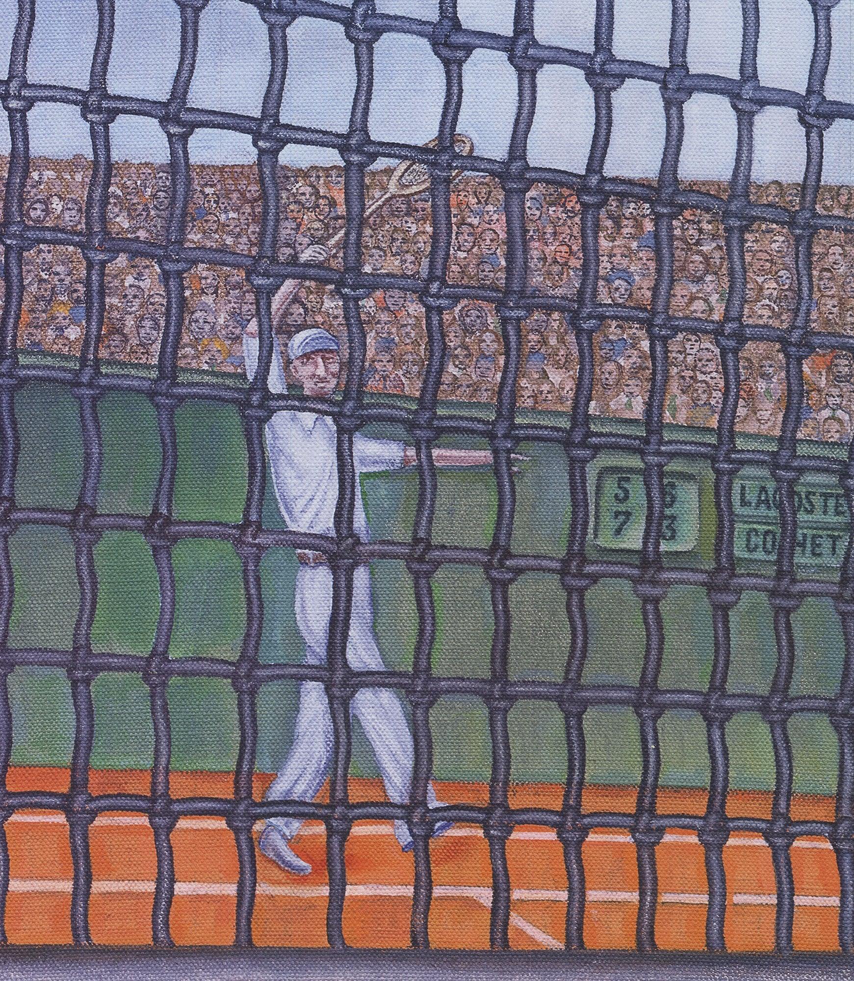 Affiche officielle de l'événement conçue et réalisée par Konrad Klapheck pour la version des Internationaux de France de Roland Garros 2009 qui s'est tenue à Paris.
L'affiche de Roland Garros 2009 de Konrad Klapheck est une œuvre remarquable qui