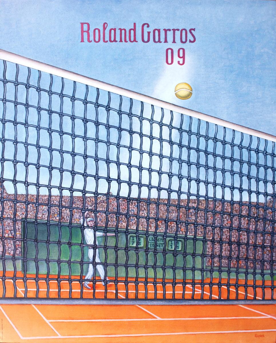 Klapheck 'Roland Garros French Open' 2009- Vintage