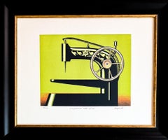 Konrad Klapheck (1935) - Die Ungeduld der Sphinx - Litografía en color - 1998
