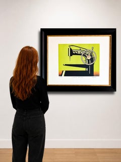 Konrad Klapheck (1935) - Die Ungeduld der Sphinx - Colour lithograph - 1998