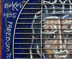 Freedom to Lady Liberty, objets trouvés et supports mixtes de Konstantin Bokov