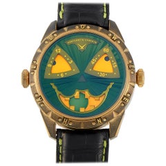 Montre Konstantin Chaykin Wristmons Citrouille verte pour Halloween